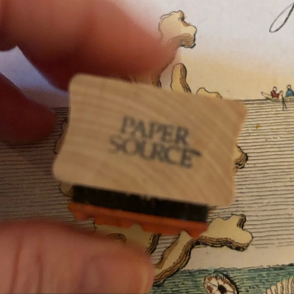 Paper Source - Happy Easter - Rubber Stamp - EUC